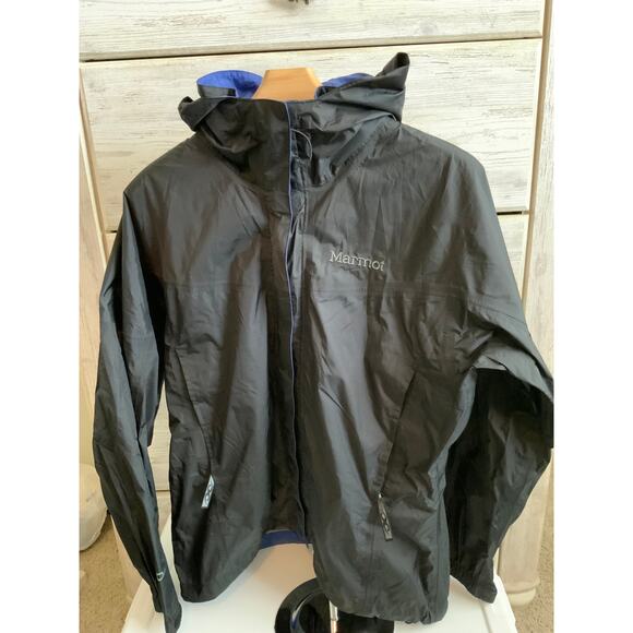 Marmot Windbreaker Jacket - Women's Medium - Black/Purple - Picture 1 of 5